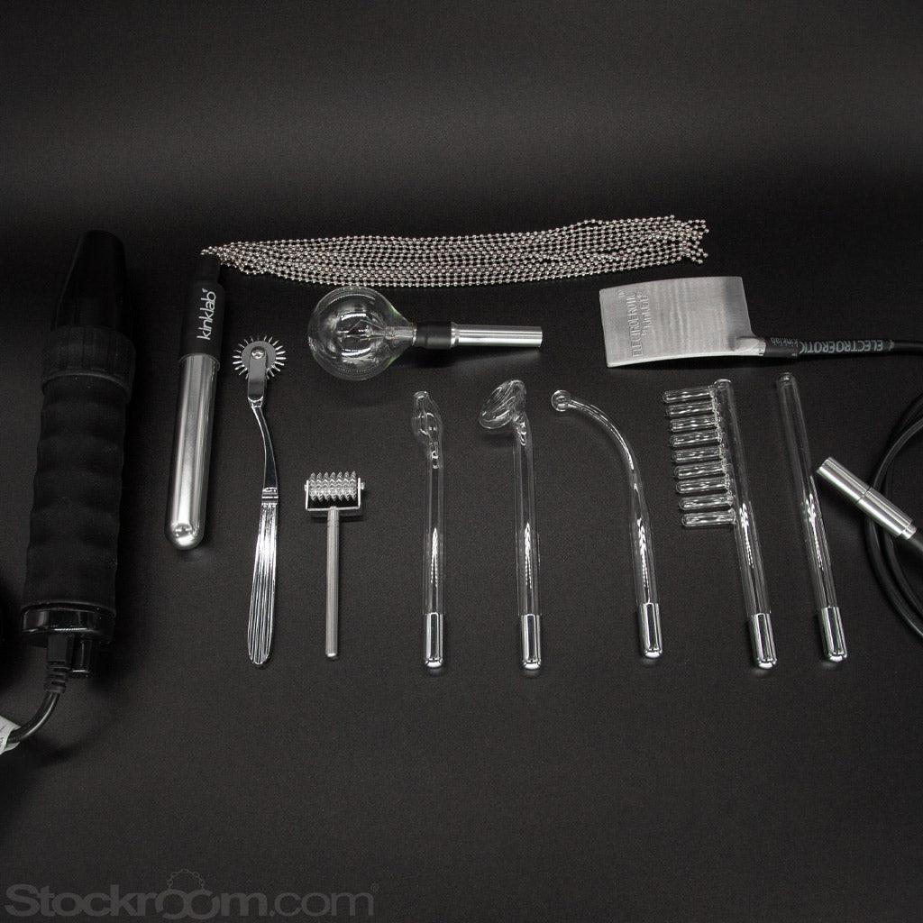 KinkLab Agent Noir™ Neon Wand Electrosex Kit