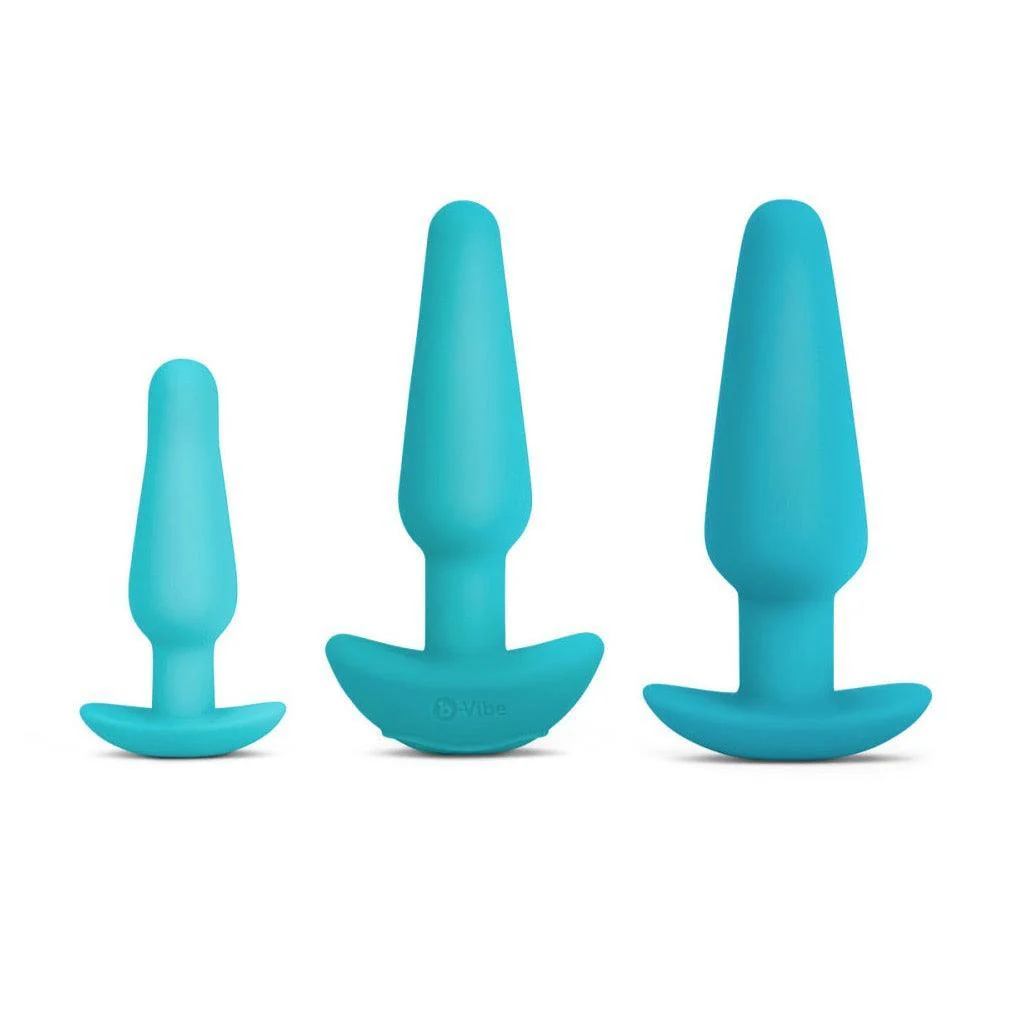 b-Vibe Anal Training & Education Butt Plug Set - Image 4
