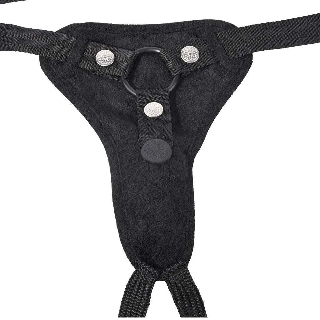 Hidden Pocket Strap On with Panty Vibrator