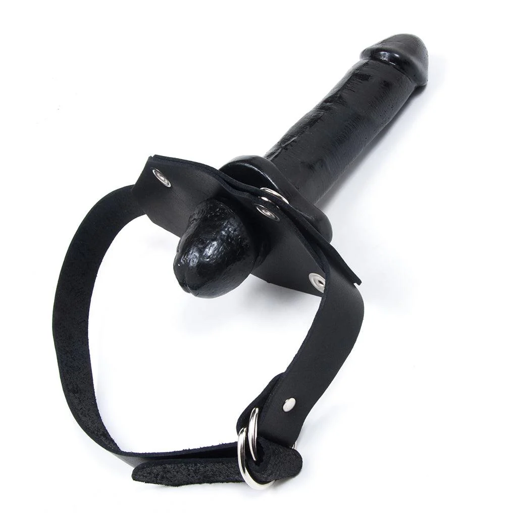 In and Out Penis Gag w/ Removable Dildo - Image 3