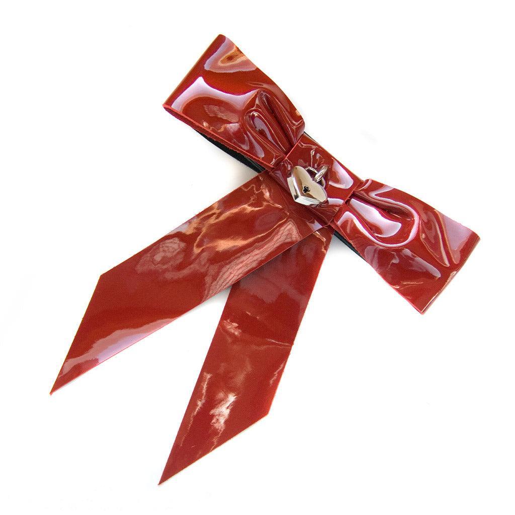 Patent Leather Bow Wrist Restraint - Image 4