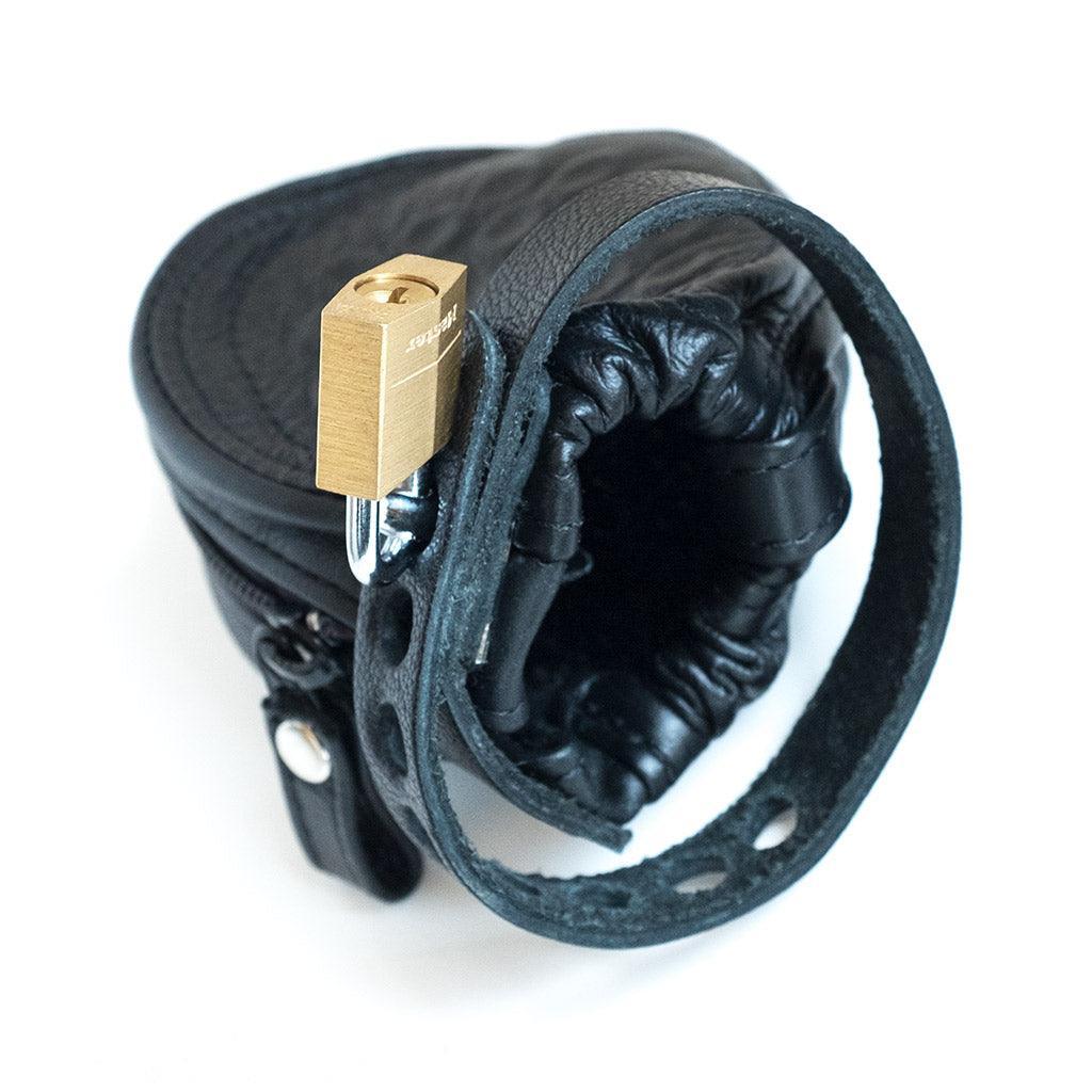 Penis Prison w/ Pin Prick Lining, Leather Cock Strap - Image 6