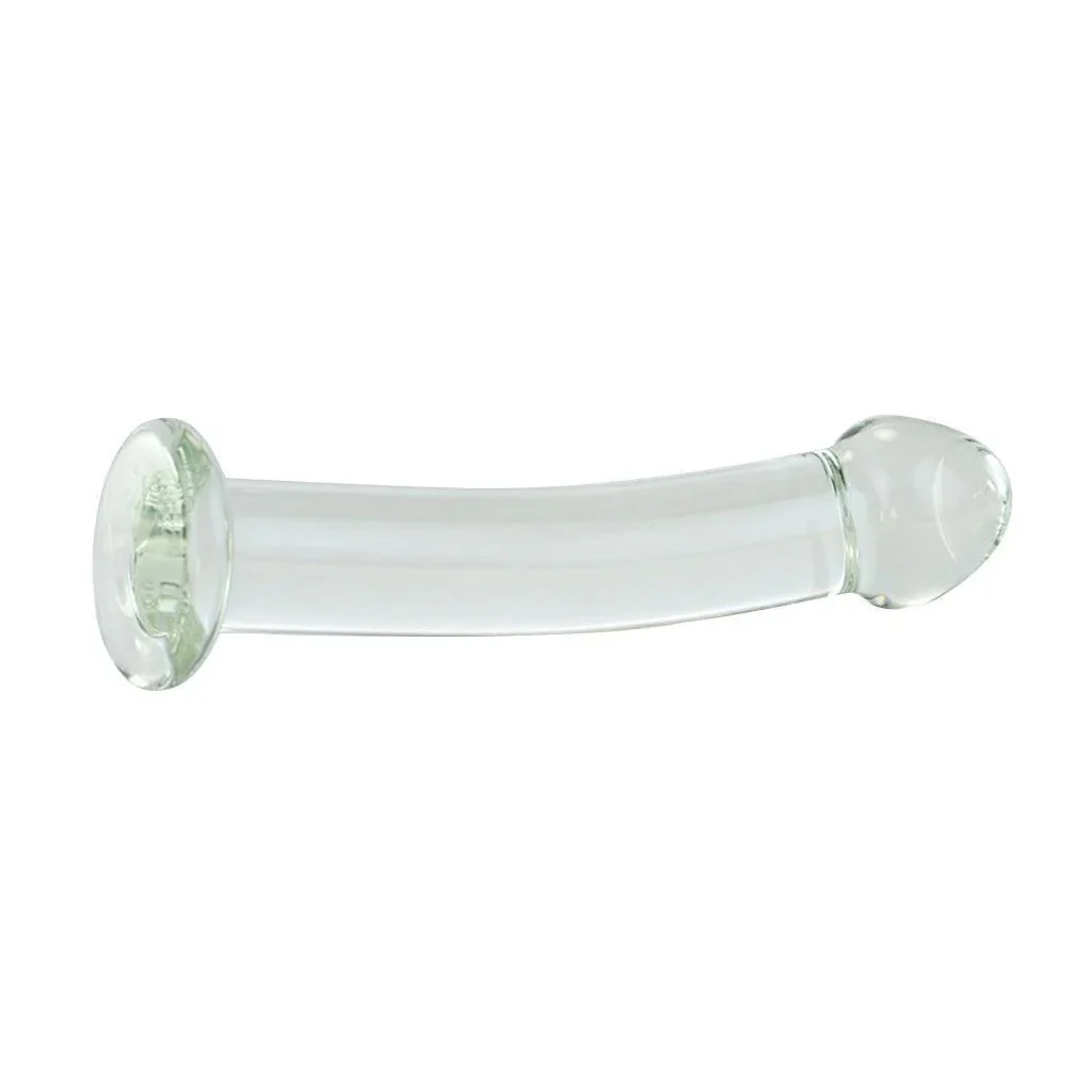 Strapon Compatible Clear Glass Dildo - Image 3