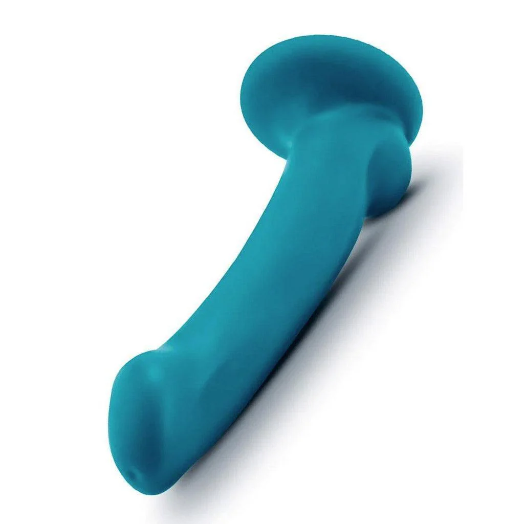 Temptasia Reina Silicone Dildo, Teal - Image 2